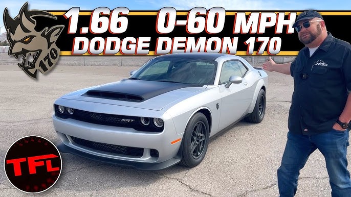 2023 Dodge Challenger SRT Demon 170 unveiled; 1,025 BHP & 0-98 km/h in 1.6  seconds - Team-BHP