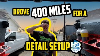 HE DROVE 400 MILES FOR DETAIL SETUP !! - H2OAUTODETAILSUPPLY