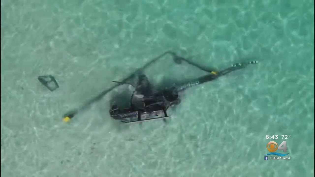 Investigators Remove Helicopter Crash Wreckage From Miami Beach