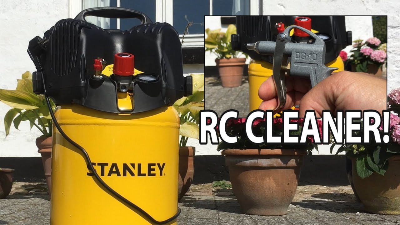 Stanley Air Compressor! (Compact & Oilless) & How to Clean Your RC Car ...