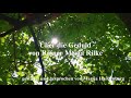 Über die Geduld - von Rainer Maria Rilke