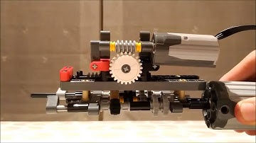LEGO remote controlled 3 gear sequential gearbox