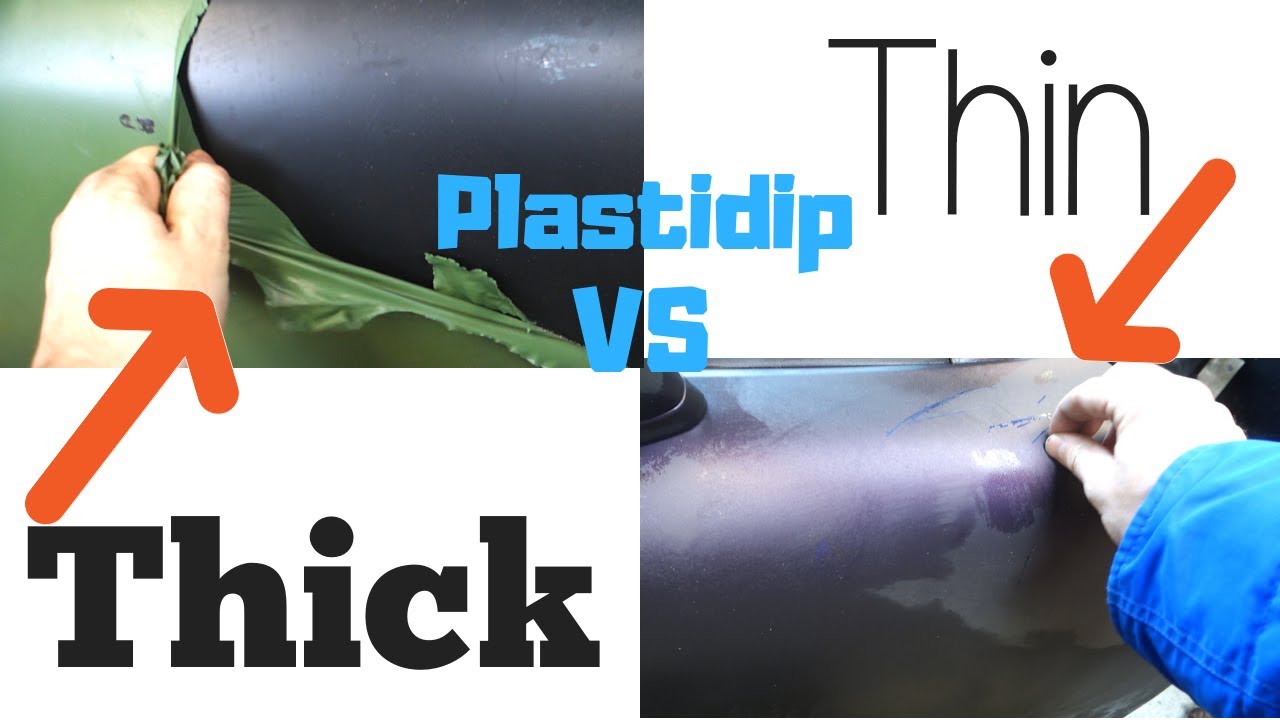 Plasti Dip Removal - Sprayed Thick Vs  how to remove thin layer of plasti dip