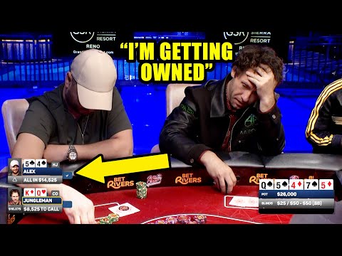 Jungleman Lost In The Wild  | Hellmuth's Home Game Episode 8