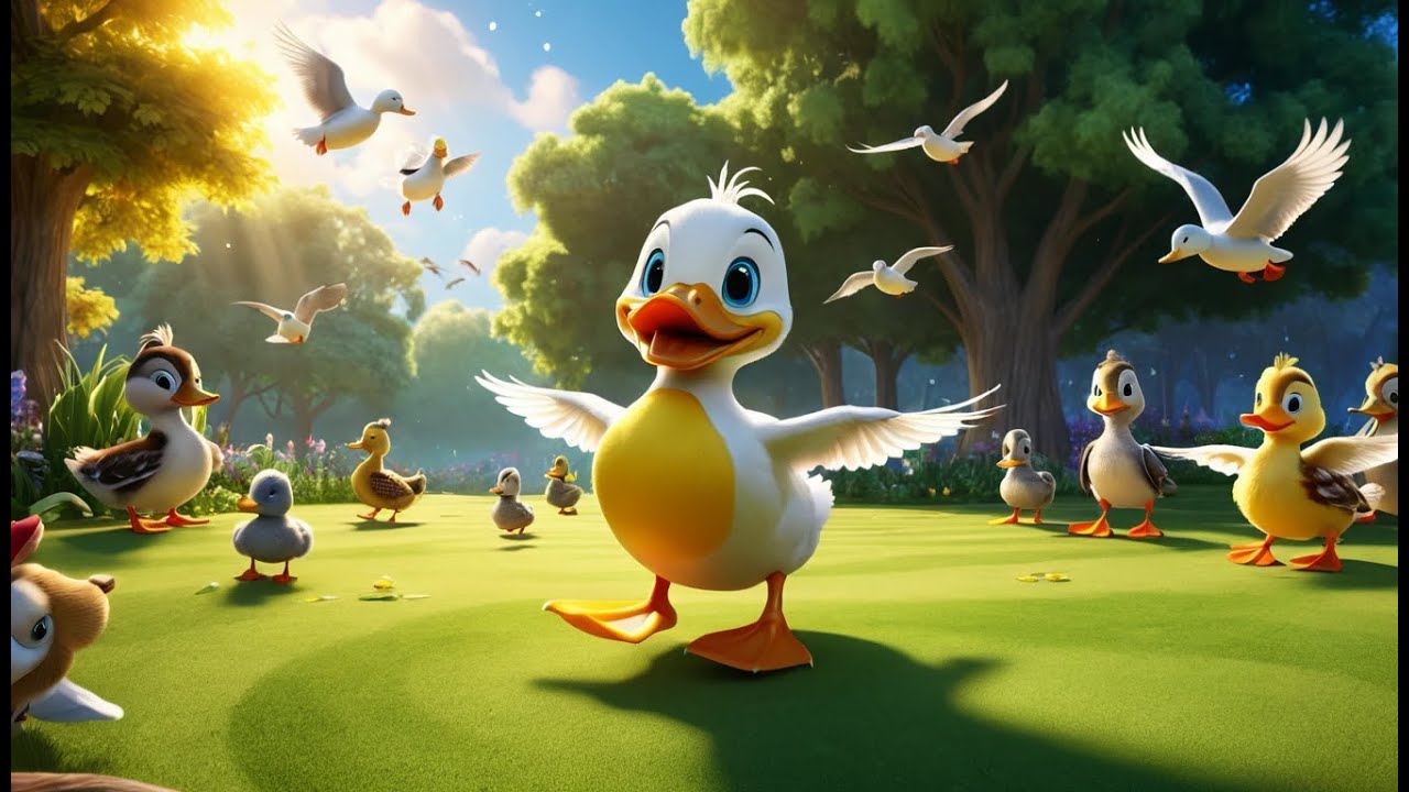 Ducky Flappy Wings Go Flap Flap Flap | Popular Nursery Rhyme | Educational Kids Songs