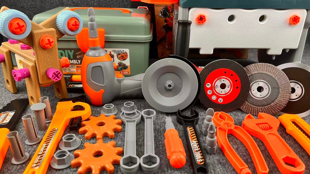 10 min to open the box, satisfied with the electric screwdriver, screw assembly toolbox | Toy Review
