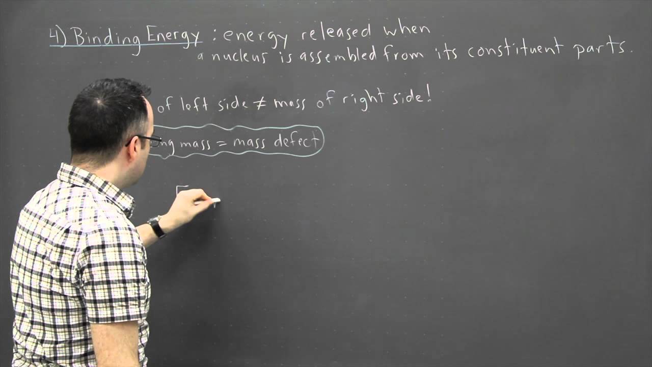 IB Physics SL revision - Nuclear 4 - binding energy