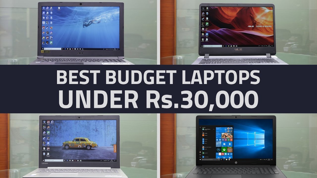 Best Budget Laptops Under Rs. 30,000 in India YouTube