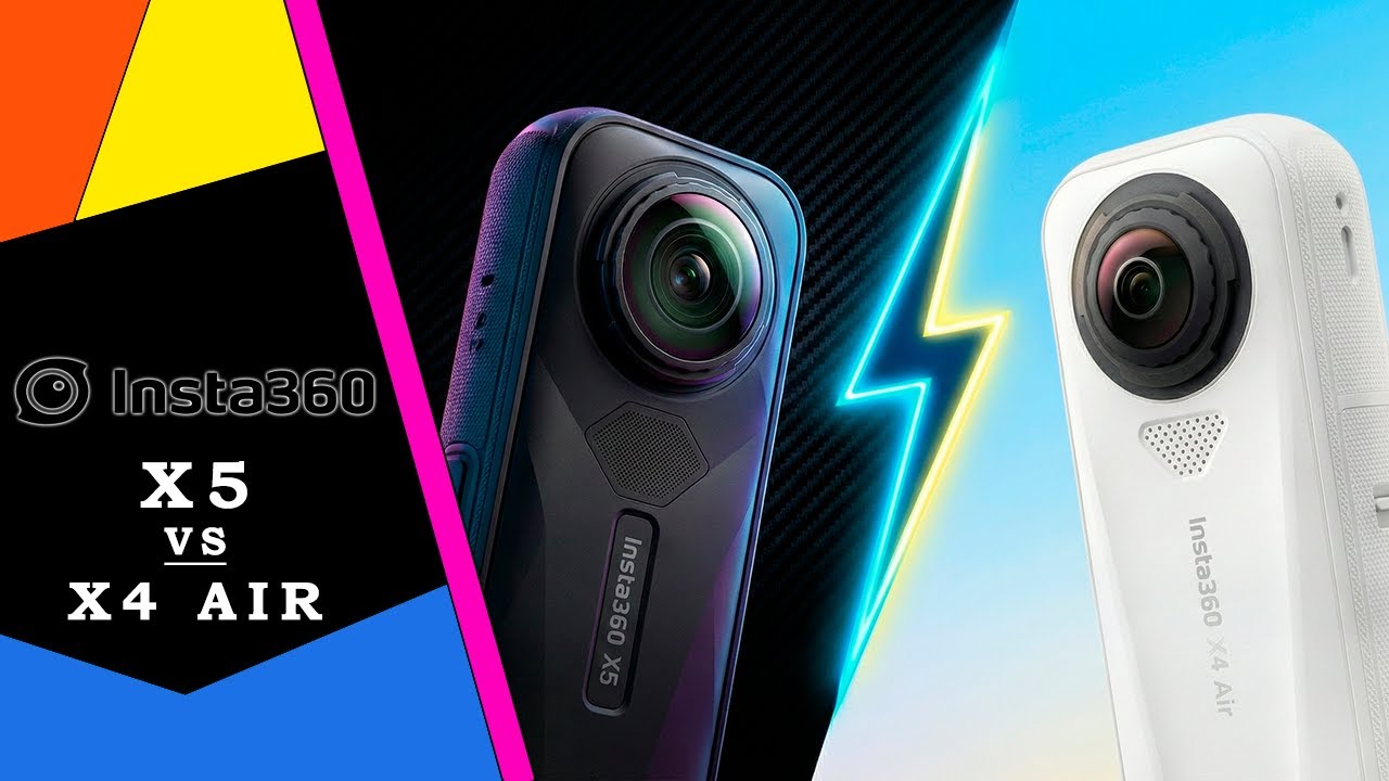 Insta360 X5 vs Insta360 X4 Air ⚡️ Porównanie dwóch najlepszych kamer 360 / 4K