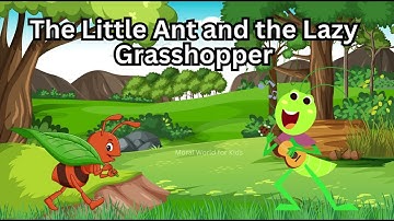 The Little Ant and the Lazy Grasshopper #cartoon #moralstories #viralvideo #youtubevideo #trending