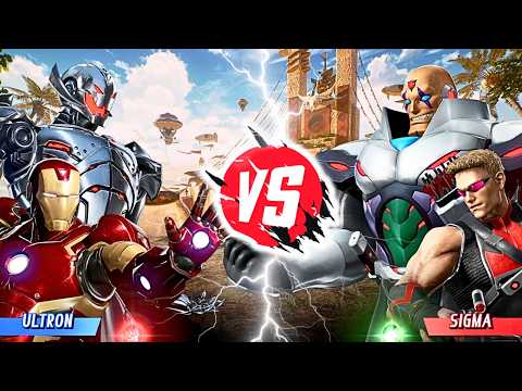 Marvel vs Capcom ( Iron Man TEAM ) Vs ( Sigma Team ) | #marvelvscapcomınfinite Gameplay 25
