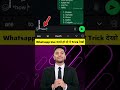 Secret WhatsApp Trick Revealed #shorts #whatsapp