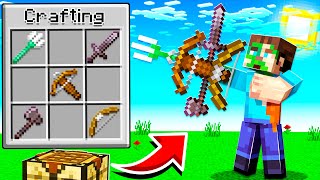 COMBINING EVERY WEAPON IN MINECRAFT! (insane)
