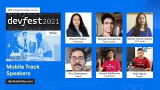 Sriyank Siddhartha: Speaking at Google DevFest India 2021 - Introducing Speakers for Android Track screenshot 2