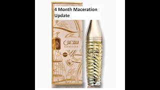 4 Month Maceration Update On Sondos Edp By Lattafa Fragrances