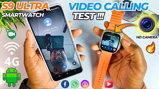 Video Calling On Any Smartwatch 😱🔥| S9 Ultra 4G Android Smartwatch Video Calling Test 🔥 screenshot 4