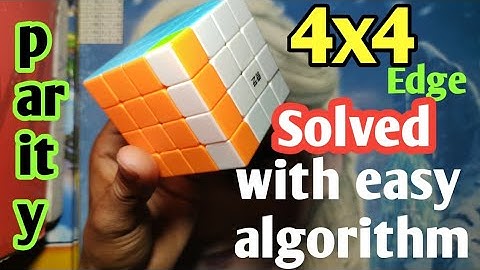 4x4 OLL Parity & PLL Parity Tutorial "Easiest Way"