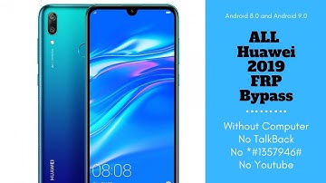 All HUAWEI 2019 FRP/Google Lock Bypass| Huawei Y7 Prime 2019 FRP without Pc