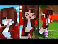 Running With Bigger JJ's Sister - MAIZEN Minecraft Animation - Maizen Minecraft | Minecraft Mix