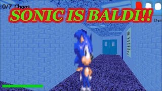 Sonic Is Baldi Baldis Basics In Education And Learning
