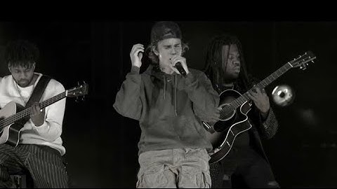 Justin Bieber performing Love Yourself | (Live from documentary - Our World)