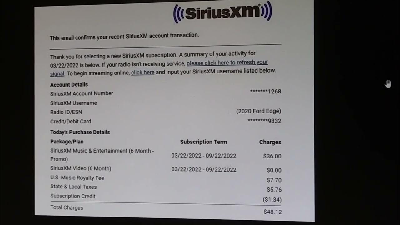 getting the best deal on Sirius XM car radio - YouTube