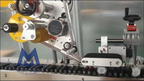 Automatic servo motor syringe labeling machine for big size