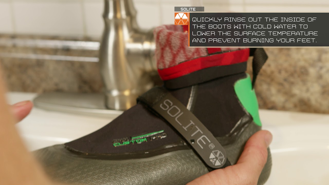 Solite Boots Custom Heat Molding Video 201718 YouTube