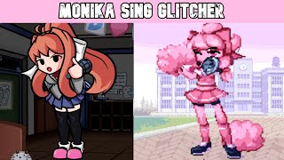 FNF | Vs Monika Sing Glitcher | Doki Doki Takeover! | Mods/Hard |