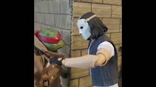Ninja Turtles Action Figures (Raphael vs. Casey Jones) #stopmotion