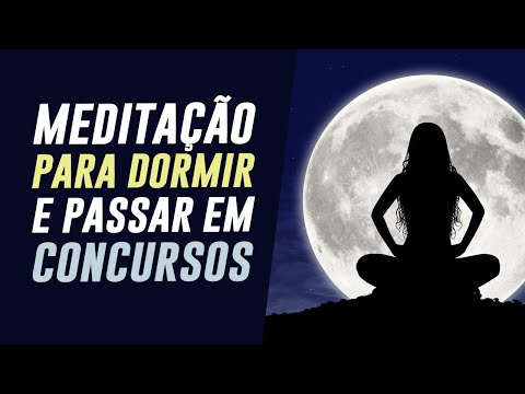 Afirmações para atrair APROVAÇÃO em Concurso enquanto DORME. Meditação Guiada para ESTUDAR e PASSAR