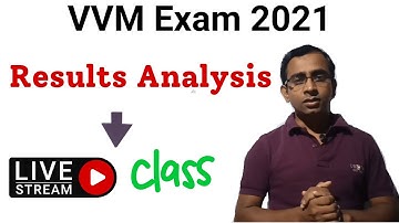 VVM Exam Result Analysis 2021 | Class by Tushar sir | Genius Sprint