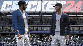 India vs England Test Match at Lords - Cricket 24 Day 1 Highlights screenshot 3