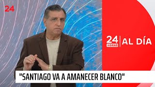 “Santiago va a amanecer blanco”: Iván Torres detalla cuánta nieve caerá y en qué comunas