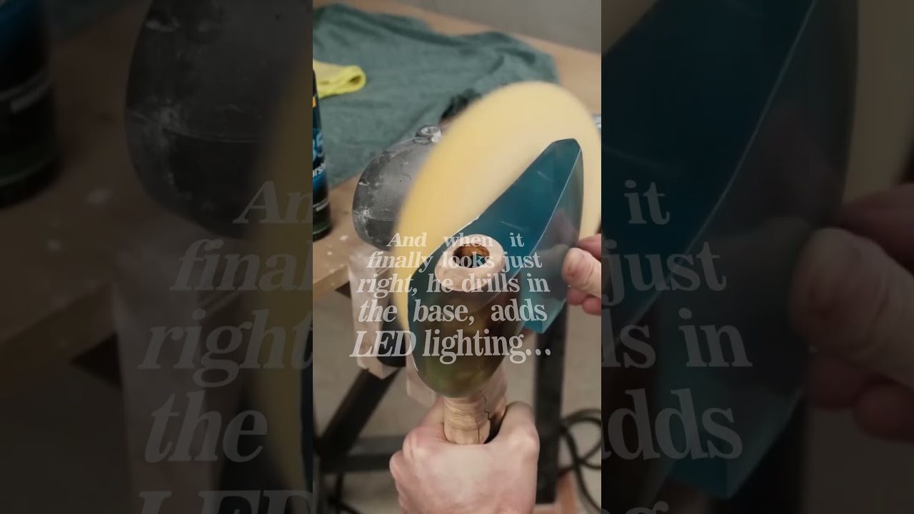 Satisfying Epoxy Axe Build In 60 Seconds 