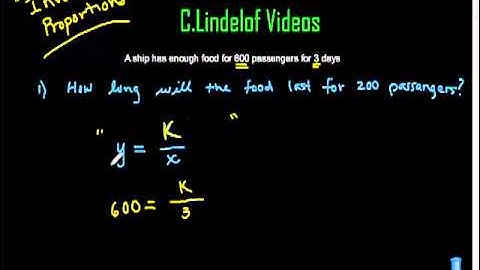 Inverse Proportions Word Problems