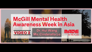 Asia Mental Health Week 2020 - Dr. Hui Wang & Ms. Cinderella Lo