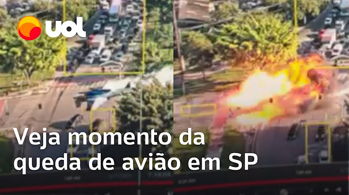 Avião cai na Barra Funda: Veja vídeo da queda e explosão de aeronave perto de carros avenida em SP