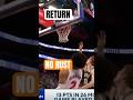 Cunningham Returns With Double-Double 🔥 #basketball