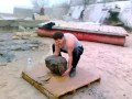 Экспромт: подъем камня 107,7кг в стойку