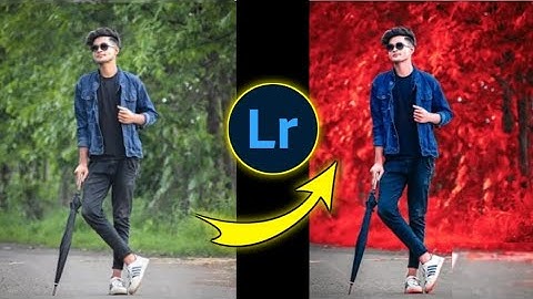 Lightroom red background photo editing lightroom background colour change photo editing green to red