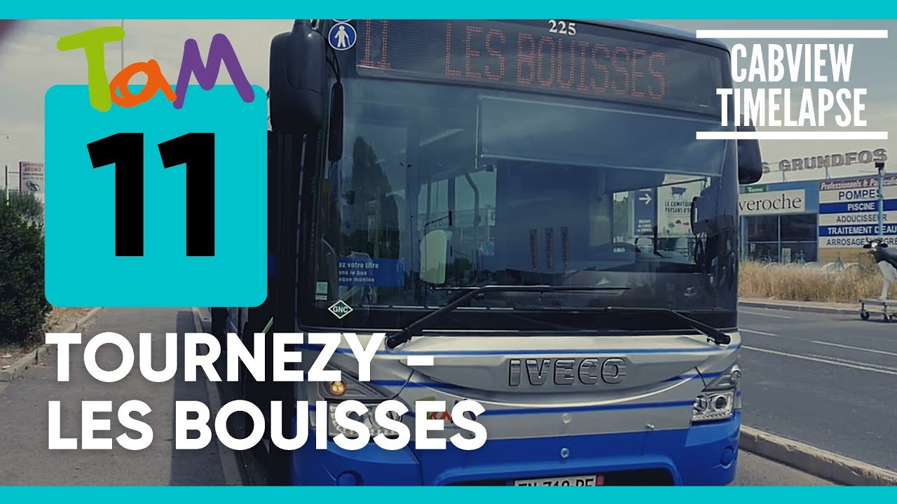 Ligne 11 • Tournezy/Les Bouisses Timelapse - TAM Montpellier