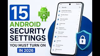 15 Android Security Settings You MUST Turn On in 2026 | Protect Your Phone From Hackers
