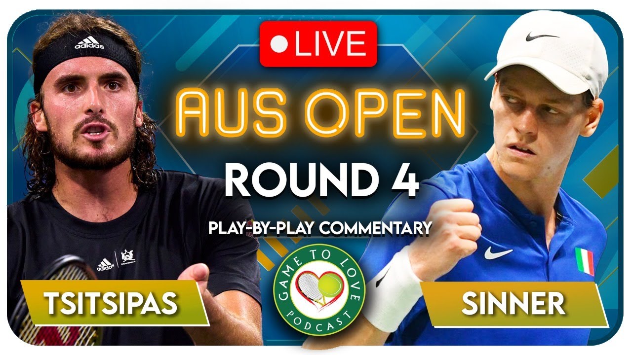 TSITSIPAS vs SINNER Australian Open 2023 LIVE Tennis Play-by-Play Stream 