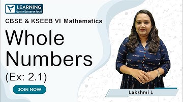 Class 6 Maths CBSE chapter 2 | Whole Numbers | By Lakshmi Ma