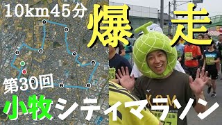 【いなぐまらそん】地元のマラソン大会でメロンが爆走！【小牧シティマラソン】