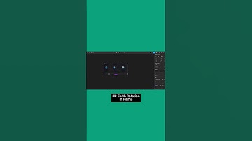 3D Earth Rotation Animation in Figma 🤩 #art #viral #trending #shorts