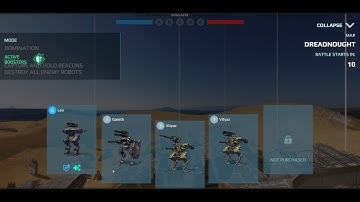 Leo Gareth, Vityaz, Vityaz Gameplay DREADNOUGHT MAP| War Robots