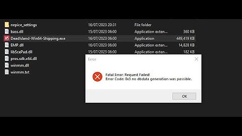 DeadIsland 2 rx 570 intel xeon 1230 v2/i7 3770 3gen error 0x3 windows 11