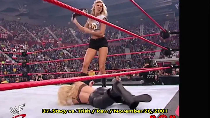 Stacy Keibler - All Spinning Heel Kicks & Foot Cho...